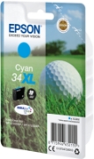 Picture of Epson Golf ball Singlepack Cyan 34XL DURABrite Ultra Ink