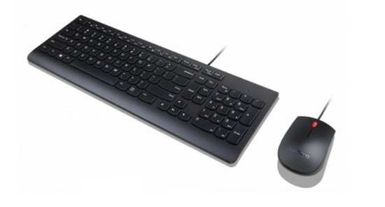 Picture of Lenovo Essential keyboard Mouse included Universal USB Italian Black