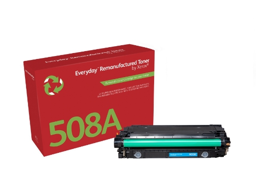 Picture of Everyday ™ Cyan Remanufactured Toner by Xerox compatible with HP 508A (CF361A), Standard capacity
