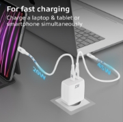 Picture of ACT USB-C Charger 65W 2-port with Power Delivery PPS and GaNFast