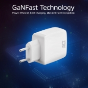 Picture of ACT USB-C Charger 65W 2-port with Power Delivery PPS and GaNFast