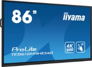 Picture of iiyama TE8612MIS-B3AG Signage Display Kiosk design 2.18 m (86") LCD Wi-Fi 400 cd/m² 4K Ultra HD Black Touchscreen Built-in processor Android 11 24/7