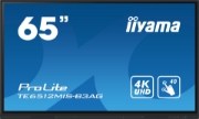 Picture of iiyama TE6512MIS-B3AG Signage Display Kiosk design 165.1 cm (65") LCD Wi-Fi 400 cd/m² 4K Ultra HD Black Touchscreen Built-in processor Android 11 24/7