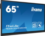 Picture of iiyama TE6512MIS-B3AG Signage Display Kiosk design 165.1 cm (65") LCD Wi-Fi 400 cd/m² 4K Ultra HD Black Touchscreen Built-in processor Android 11 24/7