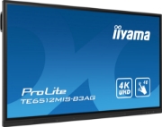 Picture of iiyama TE6512MIS-B3AG Signage Display Kiosk design 165.1 cm (65") LCD Wi-Fi 400 cd/m² 4K Ultra HD Black Touchscreen Built-in processor Android 11 24/7