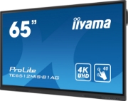 Picture of iiyama TE6512MIS-B3AG Signage Display Kiosk design 165.1 cm (65") LCD Wi-Fi 400 cd/m² 4K Ultra HD Black Touchscreen Built-in processor Android 11 24/7