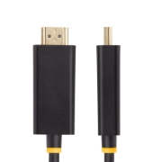 Picture of StarTech.com 9.8ft (3m) DisplayPort to HDMI Adapter Cable, 4K 60Hz with HDR, DP to HDMI 2.0b, Active Video Converter, DisplayPort Desktop to HDMI Monitor