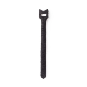 Picture of StarTech.com 6in Hook and Loop Cable Ties - 50 Pack - Black - Reusable Cable Straps - Adjustable and Flexible - Cord Organizer Tie/Wraps for Cable Management - Wire Loop Ties