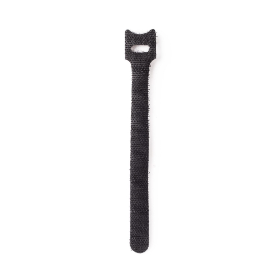 Picture of StarTech.com 6in Hook and Loop Cable Ties - 50 Pack - Black - Reusable Cable Straps - Adjustable and Flexible - Cord Organizer Tie/Wraps for Cable Management - Wire Loop Ties