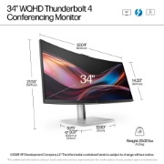 Picture of HP Series 7 Pro 34 inch WQHD Conferencing Monitor - 734pm