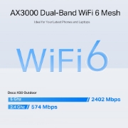 Picture of TP-Link AX3000 Outdoor / Indoor Whole Home Mesh WiFi 6 Unit