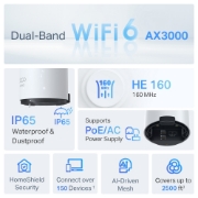 Picture of TP-Link AX3000 Outdoor / Indoor Whole Home Mesh WiFi 6 Unit