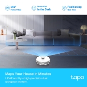 Picture of TP-Link Tapo LiDAR Navigation Robot Vacuum & Mop
