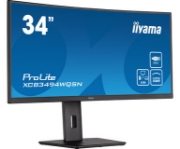 Picture of iiyama ProLite XCB3494WQSN-B5 LED display 86.4 cm (34") 3440 x 1440 pixels UltraWide Quad HD Black
