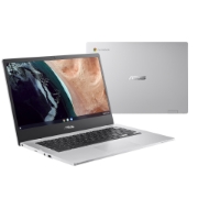 Picture of ASUS Chromebook CX1 CX1400CKA-EB0672 Intel® Celeron® N N5100 35.6 cm (14") Full HD 8 GB LPDDR4x-SDRAM 64 GB eMMC Wi-Fi 6 (802.11ax) ChromeOS Dutch Silver