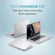 Picture of ASUS Chromebook CX1 CX1400CKA-EB0672 Intel® Celeron® N N5100 35.6 cm (14") Full HD 8 GB LPDDR4x-SDRAM 64 GB eMMC Wi-Fi 6 (802.11ax) ChromeOS Dutch Silver