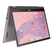 Picture of ASUS Chromebook CX34 Flip CB3401FBA-LZ0187 Intel® Core™ i5 i5-1235U 35.6 cm (14") Touchscreen WUXGA 16 GB LPDDR4x-SDRAM 256 GB SSD Wi-Fi 6E (802.11ax) ChromeOS Grey