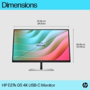 Picture of HP E-Series E27k G5 4K USB-C Monitor