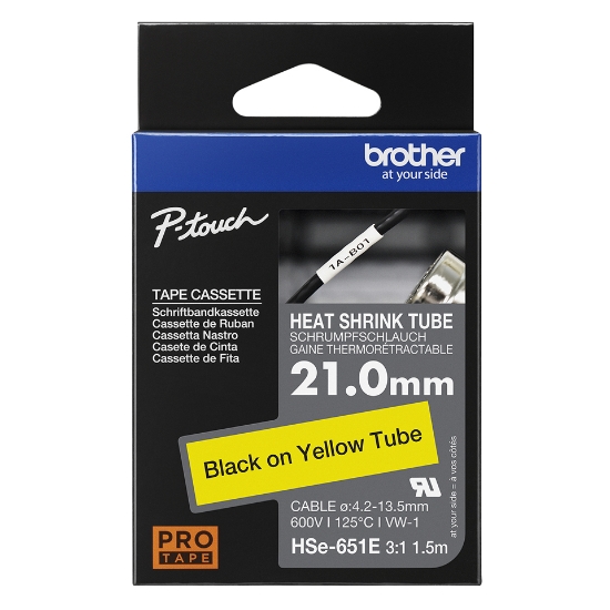 Picture of Brother HSE-651E label-making tape