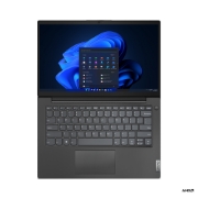 Picture of Lenovo V14 G4 AMN AMD Ryzen™ 5 7520U Laptop 35.6 cm (14") Full HD 8 GB LPDDR5-SDRAM 256 GB SSD Wi-Fi 5 (802.11ac) Windows 11 Pro Belgian Black