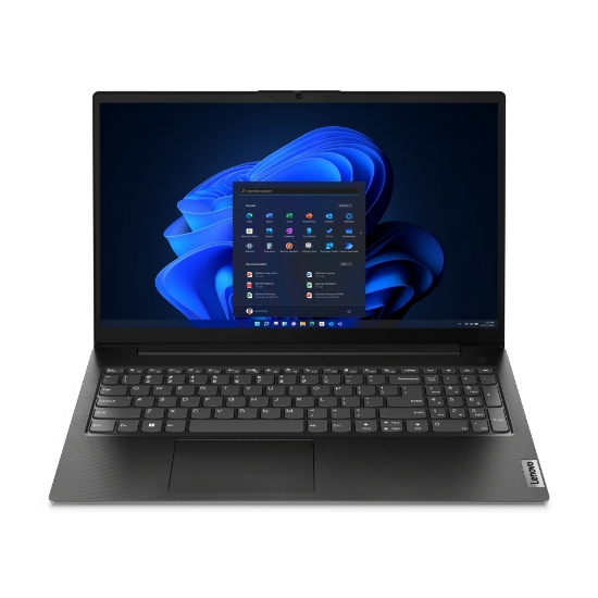 Picture of Lenovo V15 G4 AMN AMD Ryzen™ 5 7520U Laptop 39.6 cm (15.6") Full HD 8 GB LPDDR5-SDRAM 256 GB SSD Wi-Fi 5 (802.11ac) Windows 11 Pro Belgian Black