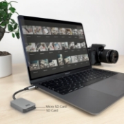 Picture of ACT USB-C card reader for SD and micro SD, SD 4.0 UHS-II