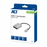 Picture of ACT USB-C card reader for SD and micro SD, SD 4.0 UHS-II