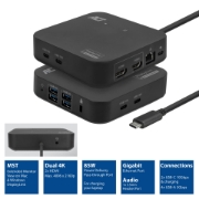 Picture of ACT USB-C Docking Station 4K, for 2 HDMI monitors, DisplayLink, compact model