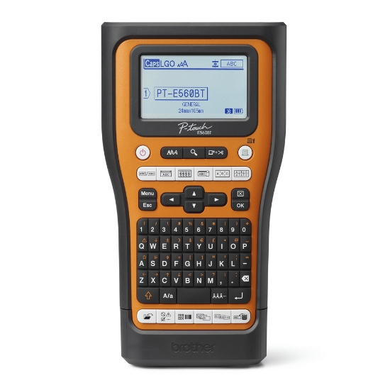 Picture of Brother PT-E560BTSP label printer Thermal transfer 180 x 180 DPI 30 mm/sec Wired & Wireless HSE/TZe Bluetooth AZERTY