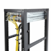 Picture of StarTech.com 5-Pack 1U Vertical Cable Management D-Ring Hooks, Cable Manager For 19" Server Racks/Cabinets, Network Rack Wire Organizers, Cable Guide Rings