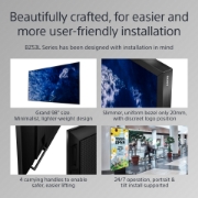 Picture of Sony BRAVIA FW-98BZ53L 4K HDR Full Array LED Professional display,780 cd/m2, Deep Black Non-Glare 47% Haze, 24/7 & 5 years PrimeSupport