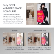 Picture of Sony BRAVIA FW-98BZ53L 4K HDR Full Array LED Professional display,780 cd/m2, Deep Black Non-Glare 47% Haze, 24/7 & 5 years PrimeSupport