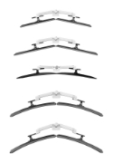 Picture of Neomounts DS65S-950WH2 Monitor arm 24-34" - gas spring - Topfix - multi-adjustable - 180°-stop