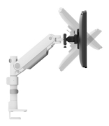 Picture of Neomounts DS65S-950WH2 Monitor arm 24-34" - gas spring - Topfix - multi-adjustable - 180°-stop