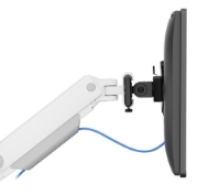 Picture of Neomounts DS65S-950WH2 Monitor arm 24-34" - gas spring - Topfix - multi-adjustable - 180°-stop