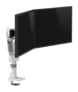 Picture of Neomounts DS65S-950WH2 Monitor arm 24-34" - gas spring - Topfix - multi-adjustable - 180°-stop