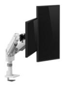 Picture of Neomounts DS65S-950WH2 Monitor arm 24-34" - gas spring - Topfix - multi-adjustable - 180°-stop
