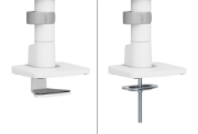Picture of Neomounts DS65S-950WH2 Monitor arm 24-34" - gas spring - Topfix - multi-adjustable - 180°-stop