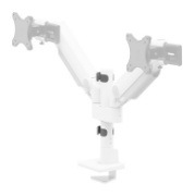 Picture of Neomounts DS65S-950WH2 Monitor arm 24-34" - gas spring - Topfix - multi-adjustable - 180°-stop