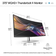 Picture of HP Series 7 Pro 37.5 inch WQHD+ Thunderbolt 4 Monitor - 738pu