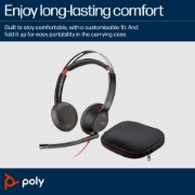 Picture of POLY Blackwire 5220 Stereo USB-C Headset +3.5mm Plug +USB-C/A Adapter (Bulk)