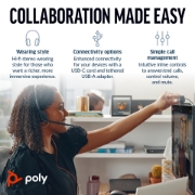 Picture of POLY Blackwire 3220 Stereo USB-C Headset +USB-C/A Adapter