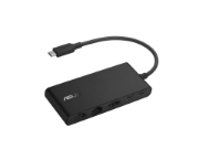 Image de ASUS Dual 4K USB-C Dock DC201 Avec fil USB 3.2 Gen 2 (3.1 Gen 2) Type-C Noir