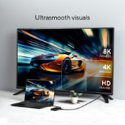 Image de ASUS Dual 4K USB-C Dock DC201 Avec fil USB 3.2 Gen 2 (3.1 Gen 2) Type-C Noir