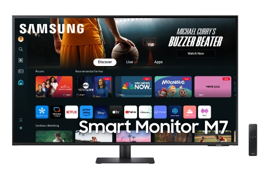 Picture of Samsung M70D computer monitor 109.2 cm (43") 3840 x 2160 pixels 4K Ultra HD LCD Black