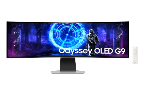 Picture of Samsung S49DG954SU computer monitor 124.5 cm (49") 5120 x 1440 pixels Dual QHD OLED Silver