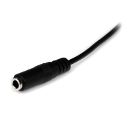 Picture of StarTech.com 1m Slim 3.5mm Stereo Extension Audio Cable - M/F