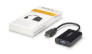 Picture of StarTech.com HDMI to VGA Video Adapter Converter with Audio for Desktop PC / Laptop / Ultrabook - 1920x1080