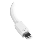 Picture of StarTech.com Mini DisplayPort to HDMI Adapter - Active mDP to HDMI Video Converter - 4K 30Hz - Mini DP or Thunderbolt 1/2 Mac/PC to HDMI Monitor/TV/Display - mDP 1.2 to HDMI Adapter Dongle - White