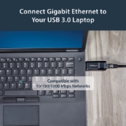 Picture of StarTech.com USB 3.0 to Gigabit Ethernet NIC Network Adapter – 10/100/1000 Mbps